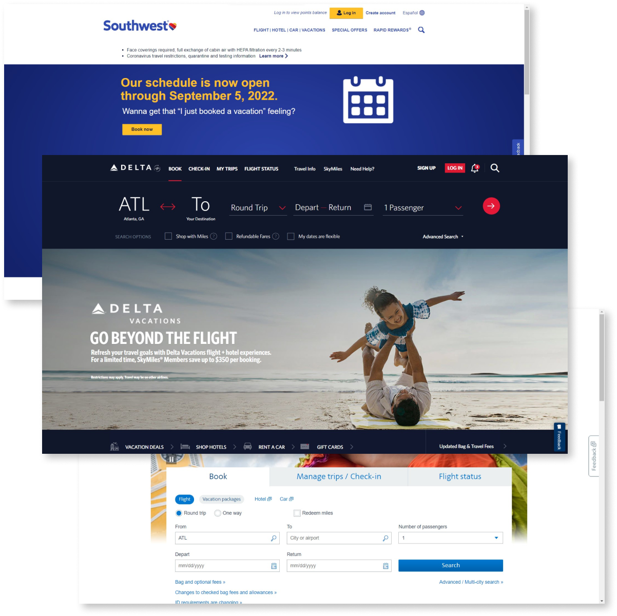 images of competitor websites