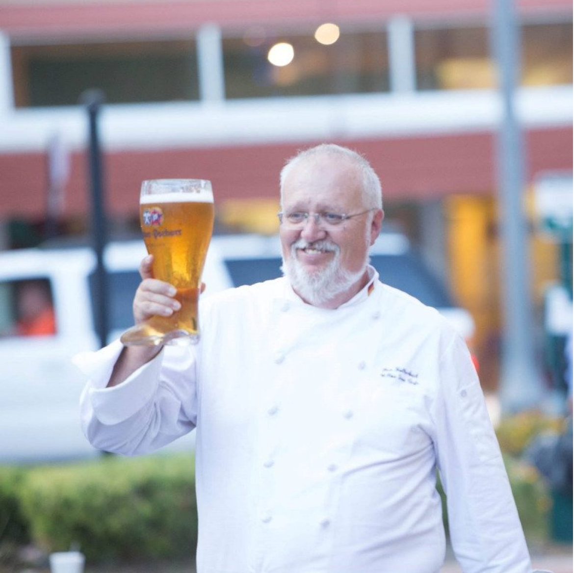 man with beer